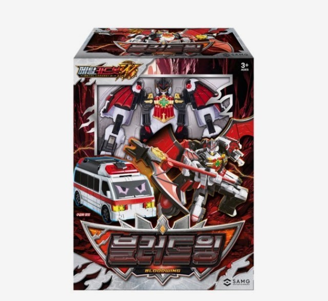 Metal Cardbot W Season3 BLOODWING Bat Transformer Robot Blood Wing