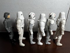 VINTAGE KENNER STAR WARS 1980 IMPERIAL HOTH ARMY AT AT COMMANDER STORMTROOPER 6