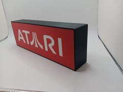 Retro ATARI 10″ Light box sign display Atari Video Games Light box sign