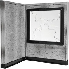 Interactive Wall Playset for Wrestling Action Figure Battles