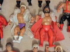 AWA Remco Lot 22 Figures w Accessories – WWF Hasbro LJN Vintage Wrestling