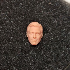 1/24 Scale The Ocean’s 12 George Clooney Head Sculpt Unpainted Fit 2.5″ Figure