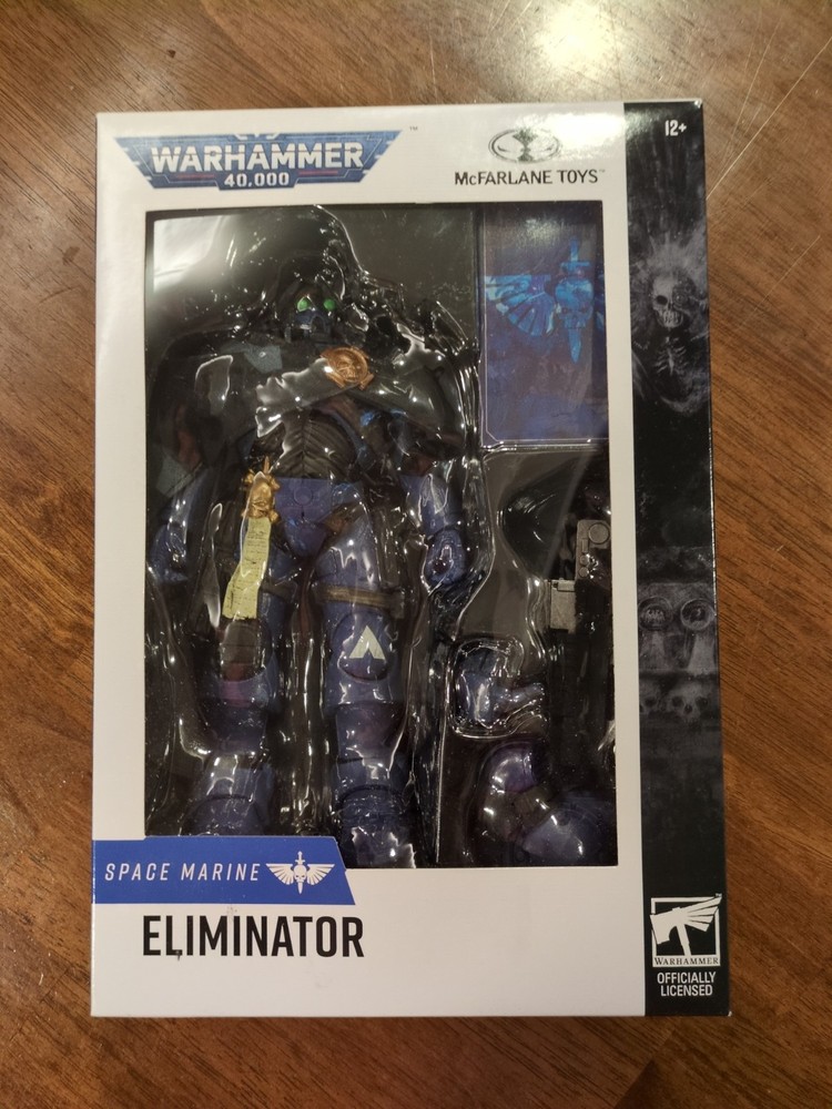 McFarlane Warhammer 40K ELIMINATOR Space Marine 7″ Action Figure 40000 New