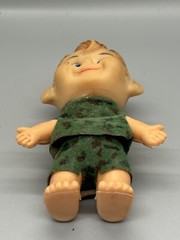 Vintage 3 Inch Kewpie Soldier / Army Camouflage Outfit Plastic Figure