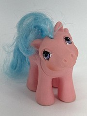 Hasbro Firefly My Little Pony G1 Pegasus Pink Blue Lightning 1983 White