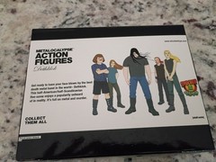 SUPER RARE! NIP! Shocker Toys Metalocalypse Dethklok Action Figure Box Set
