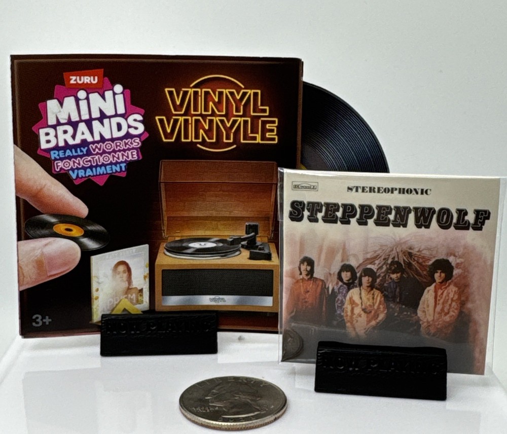 🎶 ZURU Mini Brands VINYL Series- *Common* STEPPENWOLF – Born To Be Wild