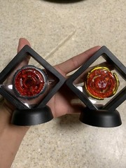 Beyblade Gold/Red Rock Leone & Storm Pegasis