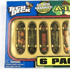 Tech Deck A-Team 6 Pack Mini Skateboards Boxed Incomplete Hardware Read Please