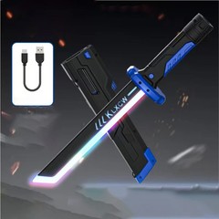 Outdoor Toy Bright Sword Multi-Color Flash LED Light Shine Cosplay Sword Toy