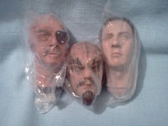 EXO-6 Star Trek General Chang, Commander Kruge &Commander DATA (stnd)