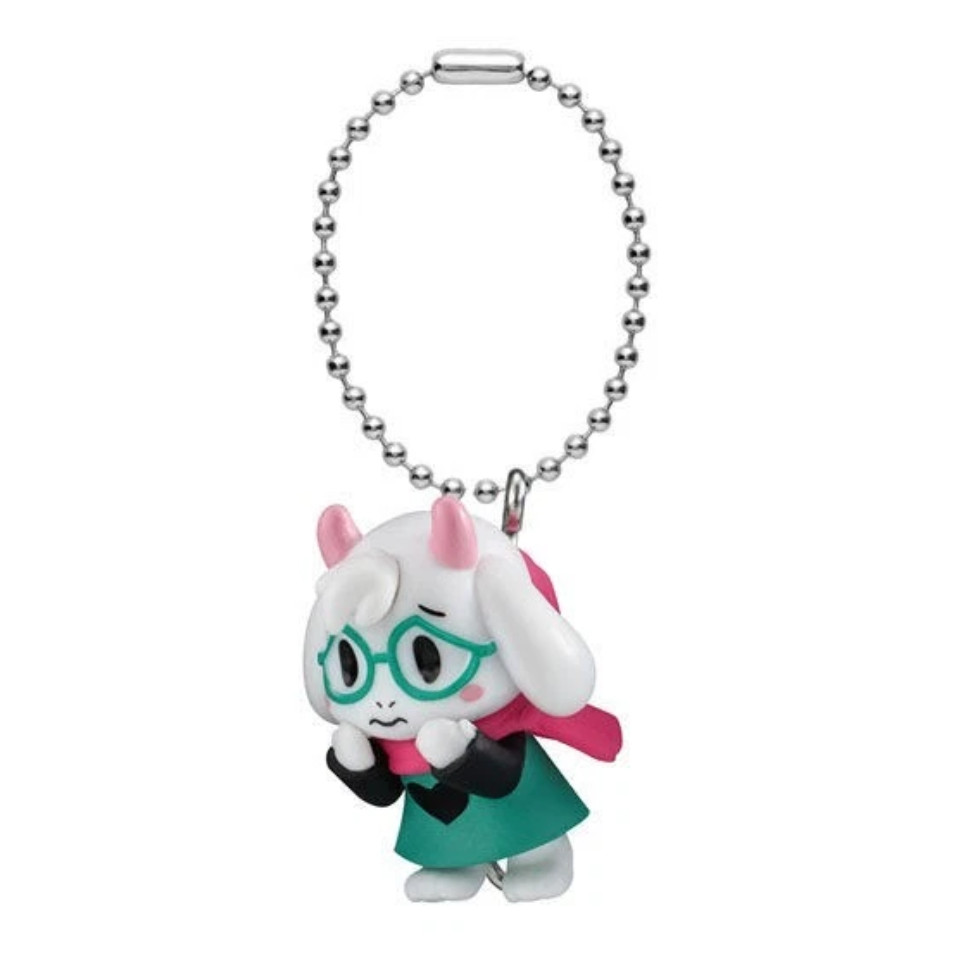 Deltarune Bandai Gashapon Figure Keychain Ralsei Spamton Jevil Lancer Fangamer