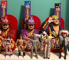 Ultimate Warrior WWE Mattel Elite Legends 1/5 Defining Moments 1/15 Set ALL 4