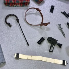Vintage 1971 Mattel Big Jim Uniforms Accessories Mixed Lot