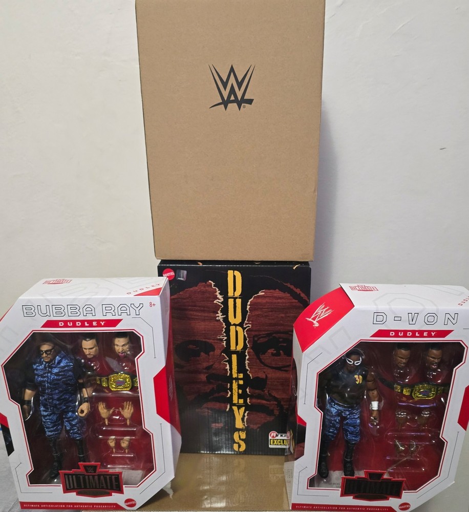 Mattel WWE Ultimate Edition Dudley Boyz (Blue Camo) Exclusive Figures 2-Pack