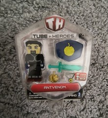 Jazwares Tube Heroes ANTVENOM Minecraft Action Figure & Accessories NEW UNOPENED