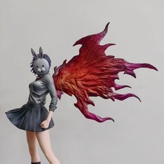 Tokyo Ghoul Touka Kirishima GK 30cm Figure Statue Double Head Carving Model Toy