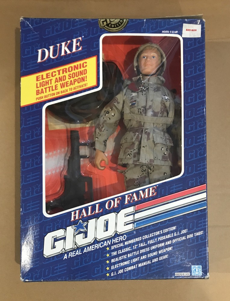 1991 Hasbro GI Joe Hall of Fame Collector’s Edition Duke 12″ Action Figure