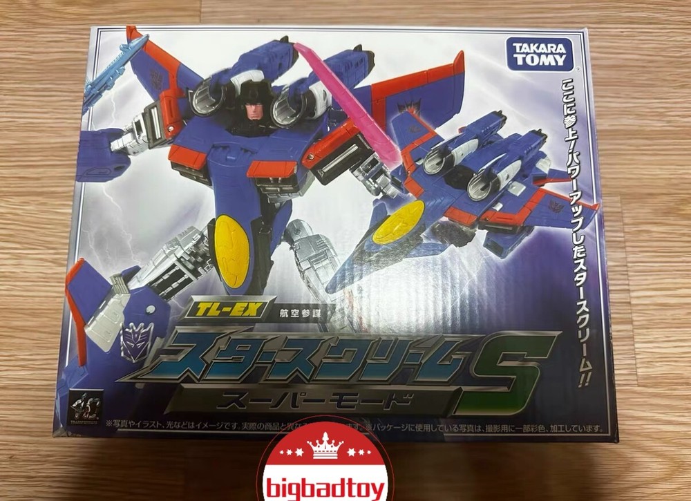 Takara Tomy Transformers TL-EX Starscream Super Mode Action Figure New In Hand