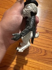 2001 American McGee Alice White Rabbit Figure Black Coat No Clock