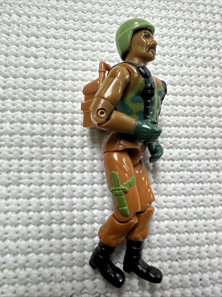 GI JOE Roadblock Action Figure ARAH Helmet & Backpack