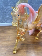 1985 She-Ra Princess Of Power Crystal Swift Wind Clear Pink Horse MOTU READ