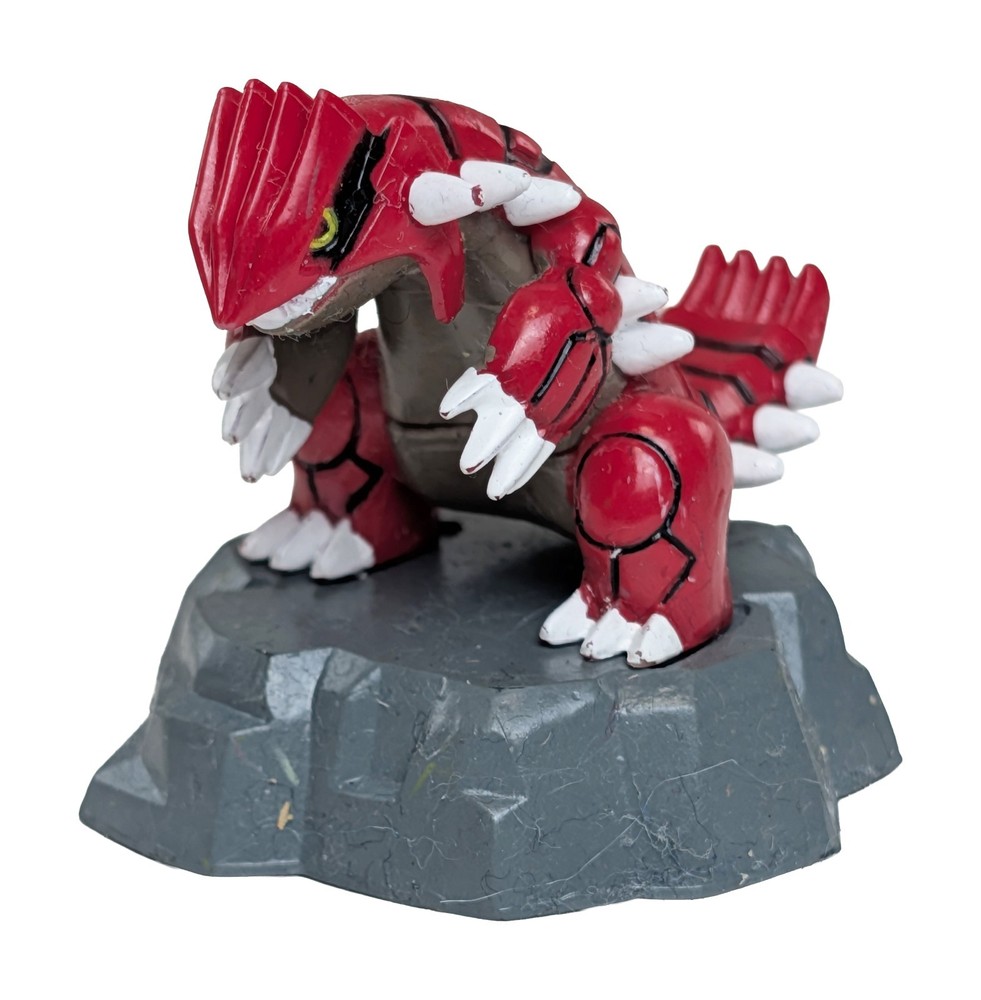 Groudon TOMY Pokemon Figure CGTSJ 2003 Nintendo 2″ w/ Base – Vintage Authentic