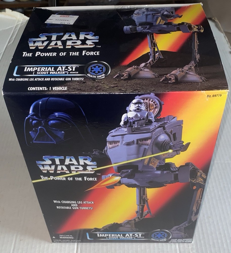 1995 Kenner Star Wars Imperial AT-ST Scout Walker-MIB-Mint/Sealed