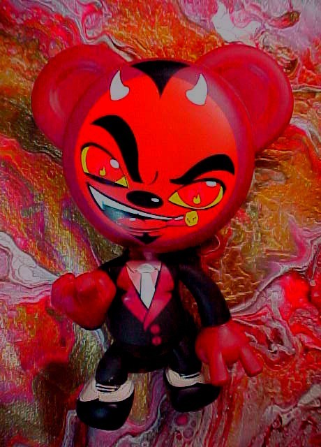 “The Devil” Designer Toy Action Obscene Vinyl Figure Drastic Plastic