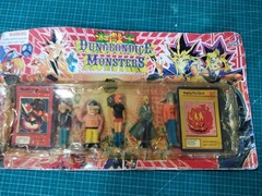 Vintage Bootleg Rare Yugioh toys figure & card Dungeon Dice Monsters Yugi Oh!