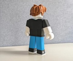 R0BL0X Bacon Hair 6 in Figurine Toy For Kids Teens & Adults 3D Printed Videogame