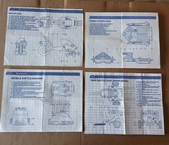 Vintage Lot of 14 GI Joe Blueprints