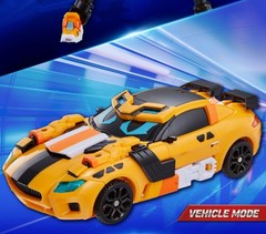 Metal Card Bot W Tachy Transformation Car Vehicle Robot Toy