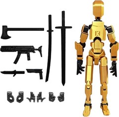 Ready to Play T13 Action Figure – Unique 3D Printed Collectible with Accessories