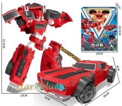 Tobot V GD LEON ROVER Red Car Transforming Robot Vehicle Action Toy 7.7″