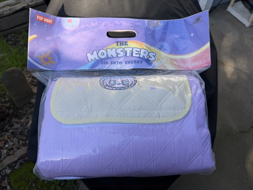 Pop Mart The Monsters Labubu Big Into Energy Series Blanket – AUTHENTIC