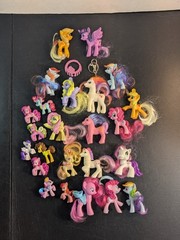 MLP My Little Pony Mixed Lot Bundle Of 24 Hasbro Toy Figures Vtg