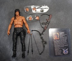 NECA John Rambo Figure Sylvester Stallone 2015 Convention Exclusive Complete