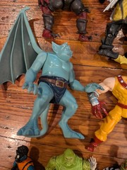 VINTAGE 1980s 1990s 27 ACTION FIGURE LOT MARVEL DC SWAMP THING POWER RANGERS ETC