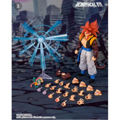 SSJ4 Gogeta Demoniacal Fit SHF 3.0 Action Figure Dragon Ball GT 1/12 Model Toy