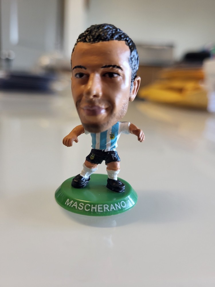 Javier Mascherano Argentina SoccerStarz SOC1208 Green Base Figure