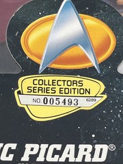 Playmates 1995 Star Trek Collector Series, Captain Jean-Luc Picard Open Box