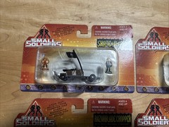 Small Soldiers set of 4 skate-a-pult,buzzsaw tank, power drill cycle, razorblade