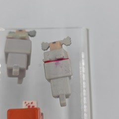 Minecraft Lot Figures Key Chain Mini Figs & Wolves Zombie Steve GUC