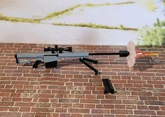Valaverse Action Force Gray High Caliber Sniper Rifle & Effects 6″ Action Figure