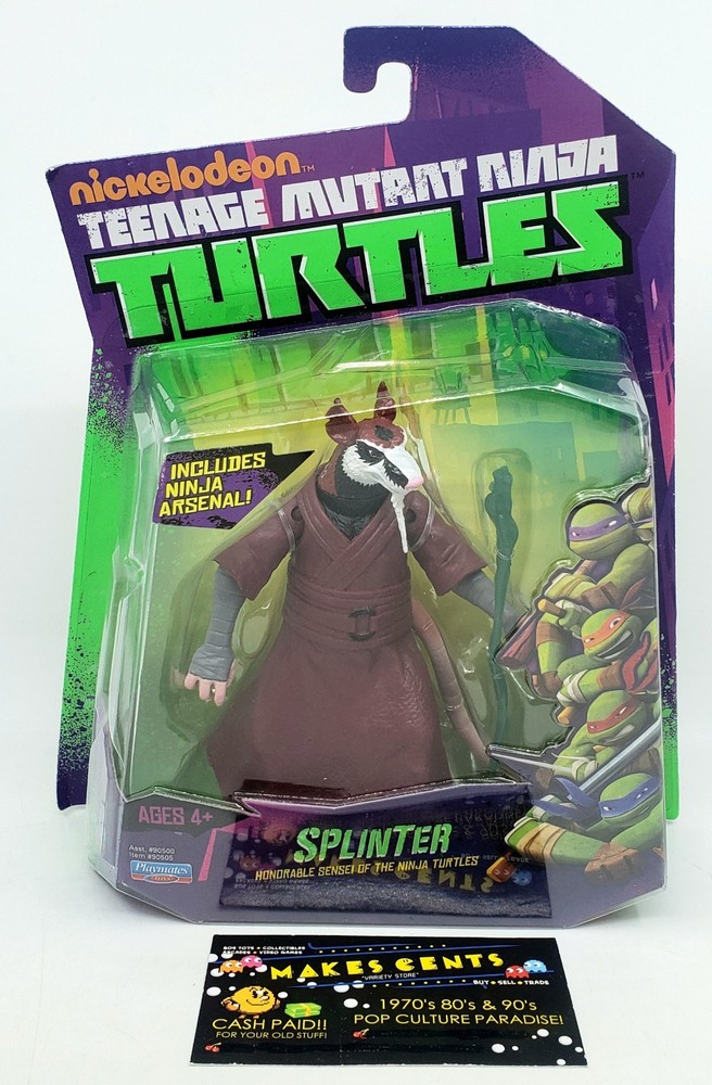 SPLINTER TMNT Nickelodeon – Playmates Teenage Mutant Ninja Turtles Figure – NEW!