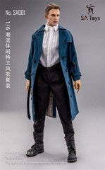 SA Toys SA001 1/6 Leisure Agent Trench Coat Set Model Fit 12” Body Figures