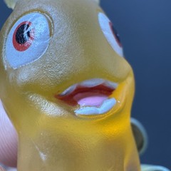 RARE Burpy Dragon SOTERA Semi Translucent Amber Variant 2012 Figure Jakks Pacifi