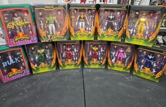 Super7 ULTIMATES! Mighty Morphin Power Rangers Set of 11 White, Green, Red, Bulk