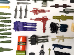 GI Joe Action Figure ARAH Weapons Parts Accessories Gun 80s 90s Lot Vehicle Base